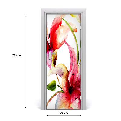 Fototapeta samolepící květy lilie
