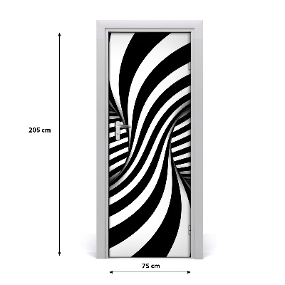 Samolepící fototapeta na dveře Abstrakce vír