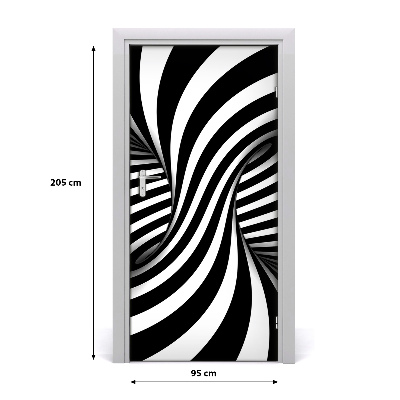 Samolepící fototapeta na dveře Abstrakce vír