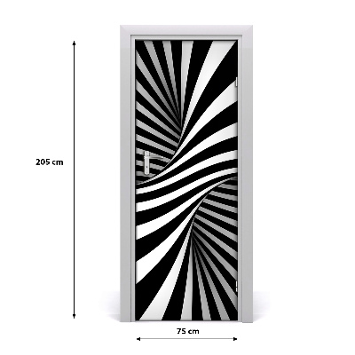 Samolepící fototapeta na dveře Abstrakce vír