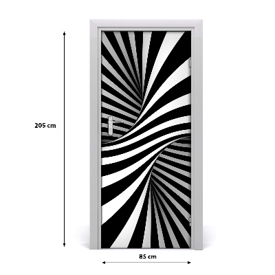 Samolepící fototapeta na dveře Abstrakce vír