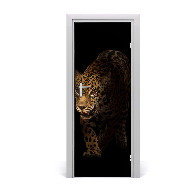 Samolepící fototapeta na dveře Jaguár
