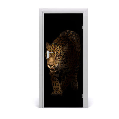 Samolepící fototapeta na dveře Jaguár