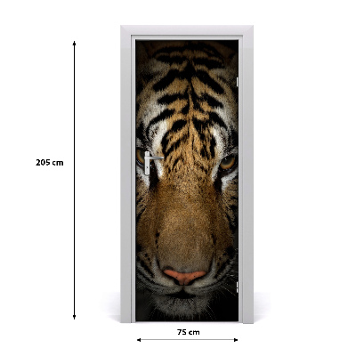 Samolepící fototapeta na dveře Tygr