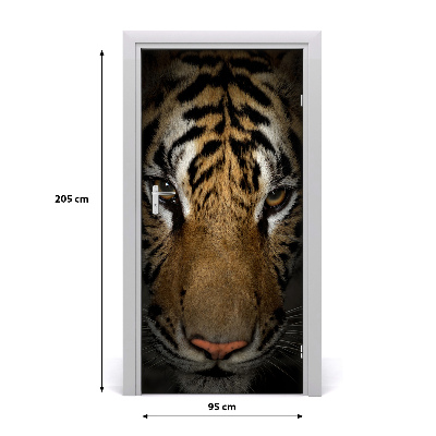 Samolepící fototapeta na dveře Tygr