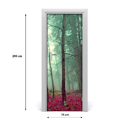 Fototapeta na dveře les podzim