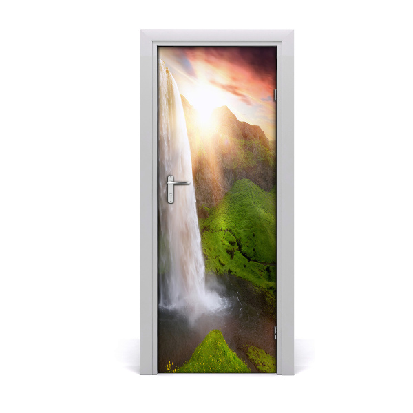 Fototapeta na dveře vodopád