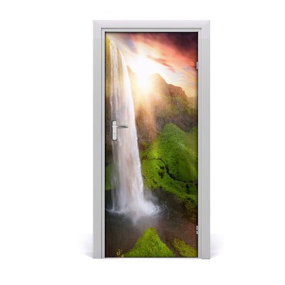 Fototapeta na dveře vodopád