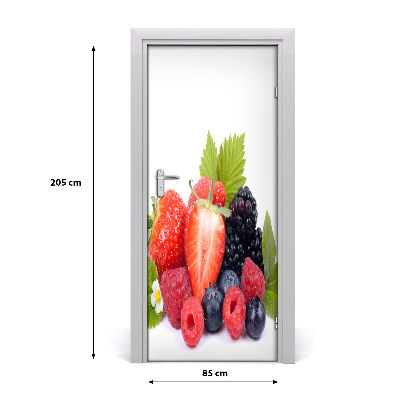 Fototapeta na dveře samolepící lesní ovoce