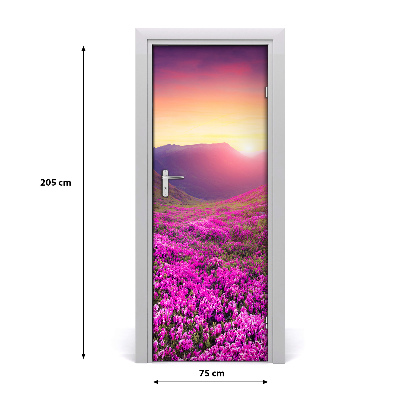 Fototapeta na dveře hory rododendron