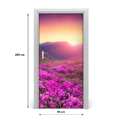 Fototapeta na dveře hory rododendron