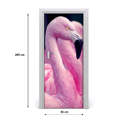Samolepící fototapeta na dveře Flemingy