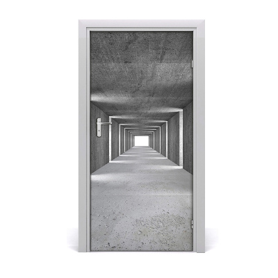 Samolepící fototapeta na dveře Betonový tunel