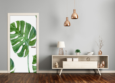 Samolepící fototapeta na dveře Monstera
