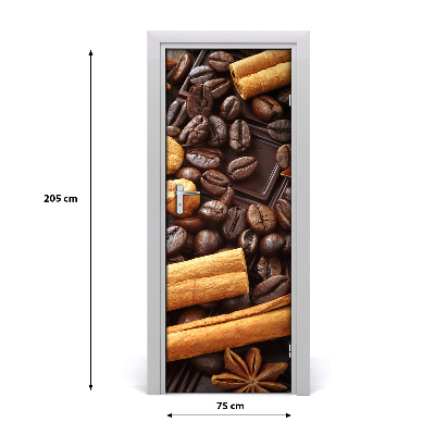 Fototapeta na dveře samolepící hořká čokoláda