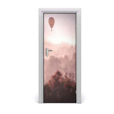 Fototapeta na dveře létající balon les