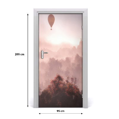 Fototapeta na dveře létající balon les