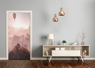 Fototapeta na dveře létající balon les