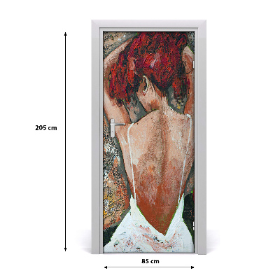 Samolepící fototapeta na dveře Žena
