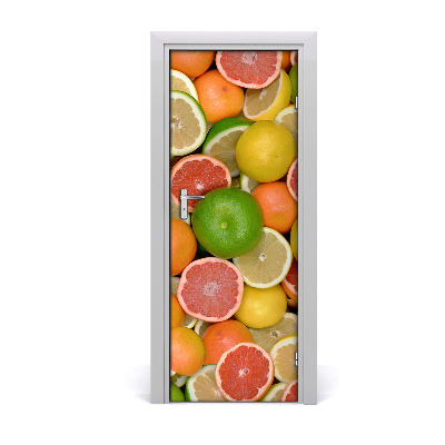 Fototapeta na dveře samolepící citrusové ovoce
