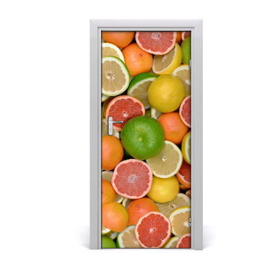 Fototapeta na dveře samolepící citrusové ovoce