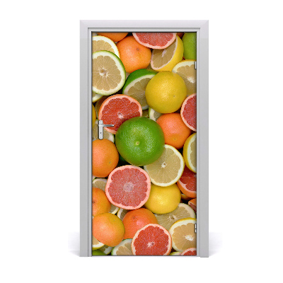 Fototapeta na dveře samolepící citrusové ovoce
