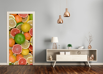 Fototapeta na dveře samolepící citrusové ovoce