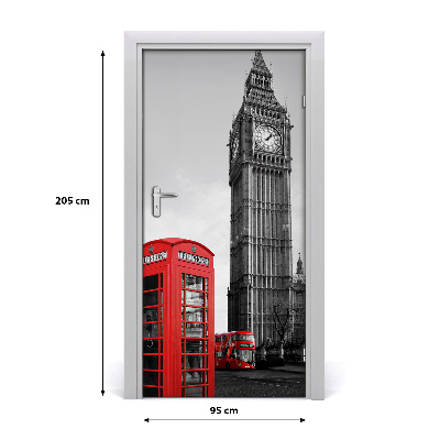 Fototapeta samolepící na dveře Big Ben Londýn