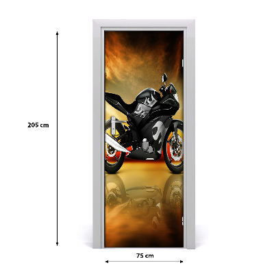 Fototapeta samolepící na dveře motorka sport