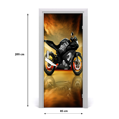 Fototapeta samolepící na dveře motorka sport