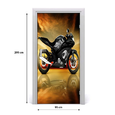 Fototapeta samolepící na dveře motorka sport