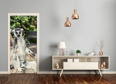 Samolepící fototapeta na dveře Lemur
