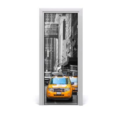 Fototapeta samolepící dveře taxi New York