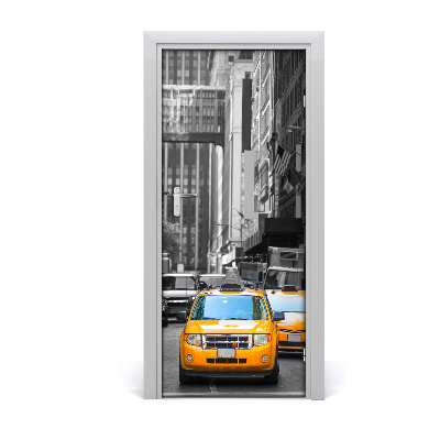 Fototapeta samolepící dveře taxi New York