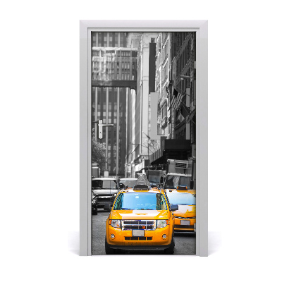 Fototapeta samolepící dveře taxi New York