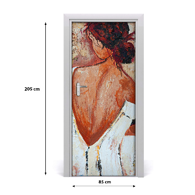 Samolepící fototapeta na dveře Žena
