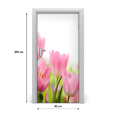 Fototapeta samolepící Růžové tulipány