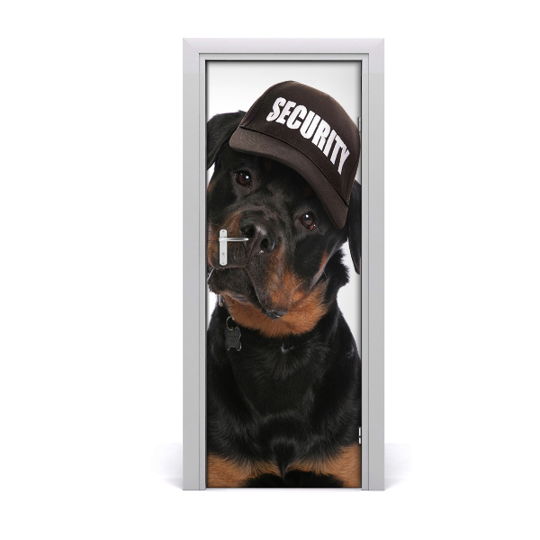 Samolepící fototapeta na dveře Rottweiler