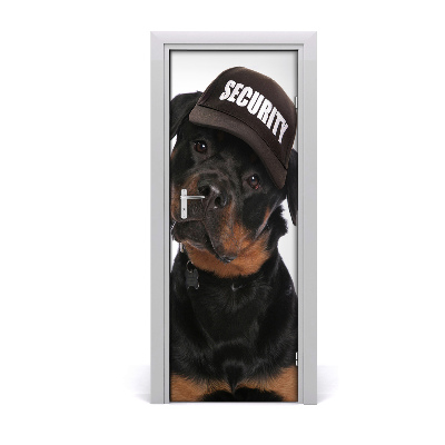 Samolepící fototapeta na dveře Rottweiler