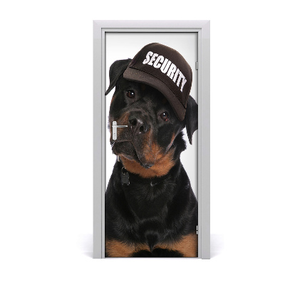 Samolepící fototapeta na dveře Rottweiler
