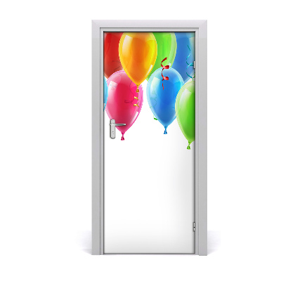 Fototapeta na dveře barevné balony
