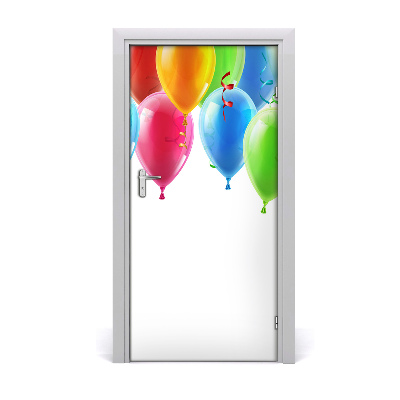 Fototapeta na dveře barevné balony