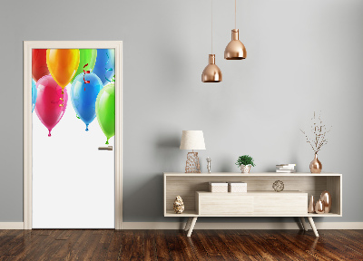 Fototapeta na dveře barevné balony