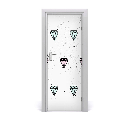 Fototapeta na dveře diamanty