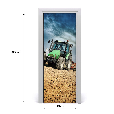 Fototapeta samolepící na dveře vozidla traktor