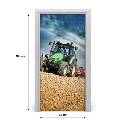 Fototapeta samolepící na dveře vozidla traktor