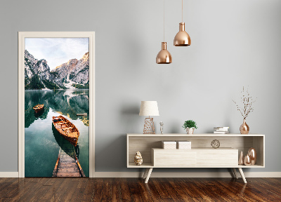 Fototapeta samolepící dveře leď jezero