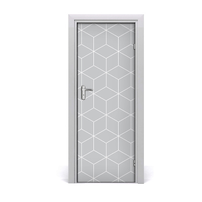 Fototapeta na dveře geometrické pozadí