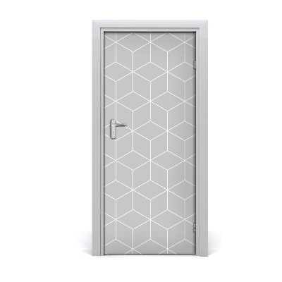 Fototapeta na dveře geometrické pozadí