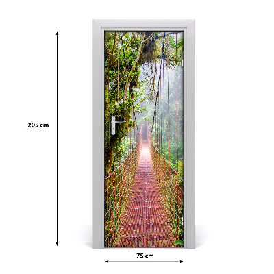 Fototapeta na dveře visací most